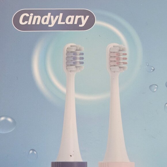 CindyLary Sonic Cleaning Toothbrush 2 Pack  IPX7 Waterproof 50 Days Battery - Picture 3 of 10